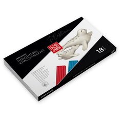 Пластилин "Аква-колор" Пластилин классический "Изостудия" IZO-MC18 360 г 18 цв. .
