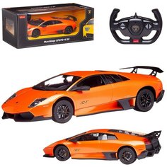 Машина р у 1:14 Murcielago LP670-4 оранжевый 38900O Rastar