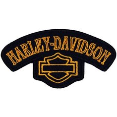 Нашивка, патч, шеврон "Harley Davidson" 90x47mm PTC263 22 ПИНГВИНА