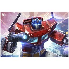 Картина по номерам на холсте трансформеры - 764