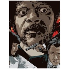 Картина по номерам на холсте Фильм Криминальное Чтиво - 6430 В 30x40