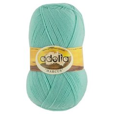 Пряжа ADELIA MARCUS 60 % полиэстер, 40 % шерсть 5 шт. х 100 г 375 м ± 19 м №27 св.мятный
