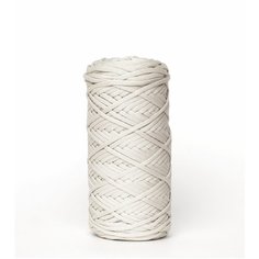 Шнур полиэфирный эльнить - 3 мм, 100 м, 100% полиэфир, без сердечника /шнур для вязания, рукоделия, макраме/"жемчужный"