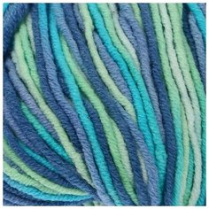 Пряжа "Jeans crazy" 55% хлопок, 45% акрил 160м/50гр (7204 принт)./В упаковке шт: 1 Yarn Art