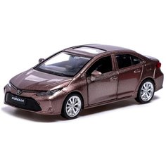 Модель машинки АВТОГРАД "TOYOTA COROLLA HYBRID", металлическая, 1:43, инерция, открываются двери