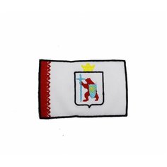 Шеврон, нашивка, патч, Флаг Марий Эл на липучке, размер 80х55 мм Мега Принт