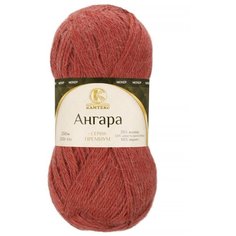 Пряжа Камтекс Ангара, 15 % шерсть, 35 % мохер, 50 % акрил, 100 г, 250 м, 5 шт., 088 брусничный