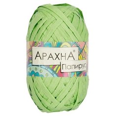 Пряжа ARACHNA "Papyrus" 100% целлюлоза 10 шт. х40г 50м №14 светло-зелёный