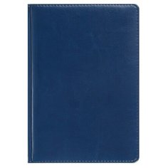 Ежедневник Альт Sidney Nebraska недатированный, A5+, 136 листов, синий/золотой срез