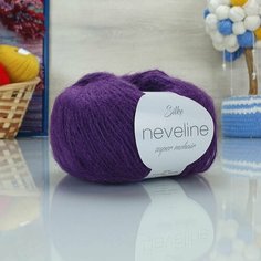 Пряжа SILKE Neveline (Silke), фиолетовый - 64, 60% мохер, 40% акрил, 2 мотка, 50 г, 150 м.