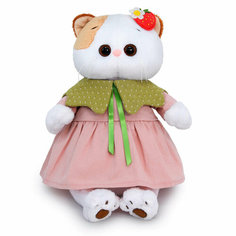 Мягкая игрушка кошечка Ли-Ли в платье "Ягодка" 24 см Budi Basa Collection