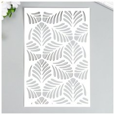 Трафарет "Листочки" 24х16 см Noname