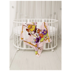 Плед Baby Nice VY21384 100 х 118 пчелка/розовый