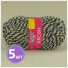 Пряжа Семеновская пряжа Krosh (17121), мастроский-синий-мультиколор 5 шт. по 50 г
