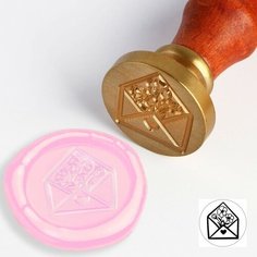 Сургучная печать «Конверт», 12.5 х 4 х 4 см Дарите счастье