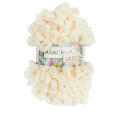 Пряжа ARACHNA "LAZY" 100% микрополиэстер 5 шт.х100г 8,5м №03 сливочный