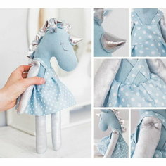 Набор для шитья. Мягкая игрушка "Единорожка Вандер", 37 см Арт Узор