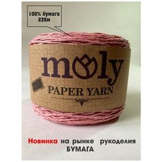 Бумажная пряжа Шпагат Веревка декоративная 235м/рул Moly
