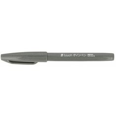 Фломастер-кисть Brush Sign Pen, 2 мм, цвет: серый, Pentel