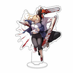 Акриловая фигурка 2D Аниме Человек-бензопила/ Chainsaw Man Нет