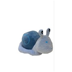 Мягкая игрушка Улитка голубая 40 см китай
