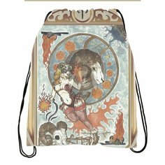 Сумка-мешок для обуви со знаком зодиака Овен №6 Migom