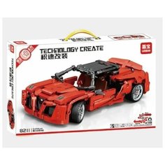 Конструктор спортивный автомобиль Technology Create Alfa Romeo (470 детали) Leibao