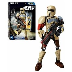 Конструктор Звездные войны "Штурмовик со Скарифа". Мандалорец Star Wars для детей и взрослых, Для Мальчика, фигурка 89 деталей LB+