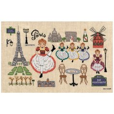Le Bonheur des Dames Набор для вышивания BONJOUR PARIS (Привет, Париж) 19 х 30 см, 1139