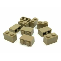 Деталь LEGO 4521914 Кирпичик 1X2 (бежевый) 50 шт.