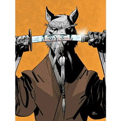 Плакат, постер на бумаге Teenage Mutant Ninja Turtles: Splinter/Черепашки Ниндзя: Мастер Сплинтер/комиксы/мультфильмы. Размер 21 х 30 см