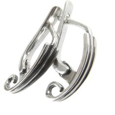 Швензы для сережек Cadre Sterling Silver 16 мм (пара), основы, фурнитура для бижутерии Нестандарт