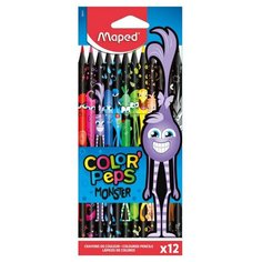 Maped Карандаши цветные ColorPeps Monster 12 цветов (862612) разноцветный