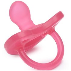 Пустышка силиконовая ортодонтическая Chicco Physio Soft 6-12 м, розовый