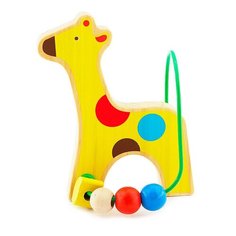 Развивающая игрушка Lucy & Leo Жираф, желтый