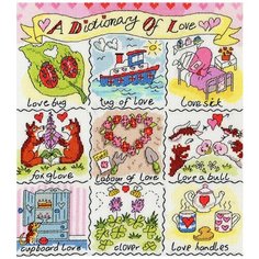 Набор для вышивания Love (Любовь) Bothy Threads