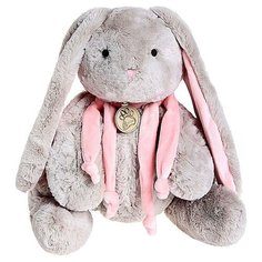 Мягкая игрушка Кролик 45 см серый/розовый Lapkin