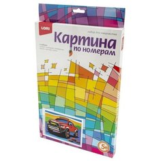 Картина по номерам Lori "Быстрый джип" (Ркн-022)