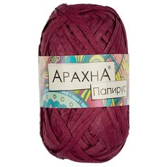Пряжа ARACHNA Papyrus 100% целлюлоза 40 г 50 м 11 бордовый