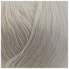 Пряжа (1шт) "Детский каприз трикотажный" 50%меринос. шерсть, 50% фибра 400м/50гр (01 белый) Пехорка