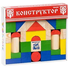 Конструктор Цветной, 43 элемента (789447)