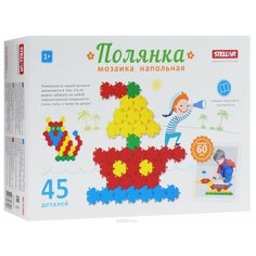 Мозаика «Полянка», 45 элементов, диаметр 60 мм Стеллар