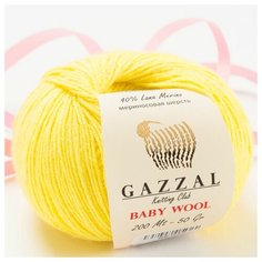Пряжа Gazzal Baby Wool (833 лимон)