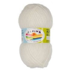 Пряжа ALPINA ALPACA POLLO 4 шт. в упак. цвет белый (ALPACA POLLO-01)