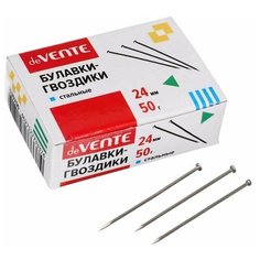 DeVENTE Булавки гвоздики 24 мм, 100 штук, deVENTE, картонная коробка