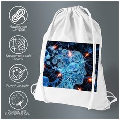 Сумка для обуви CoolPodarok Человек и ролики