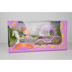 Карета с аксессуарами / транспорт для кукол "Импортные товары"(игрушки)