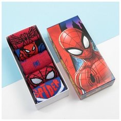 Набор носков Человек-Паук, 5 пар, 18-20 см Kaftan