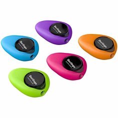 Ластик-точилка Berlingo "Color Zone", 1 отверстие, контейнер, цвета ассорти