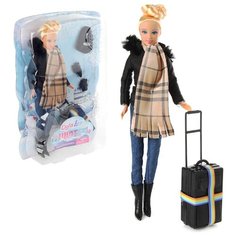 Кукла 8424 Зимняя путешественница с аксесс. Defa Lucy